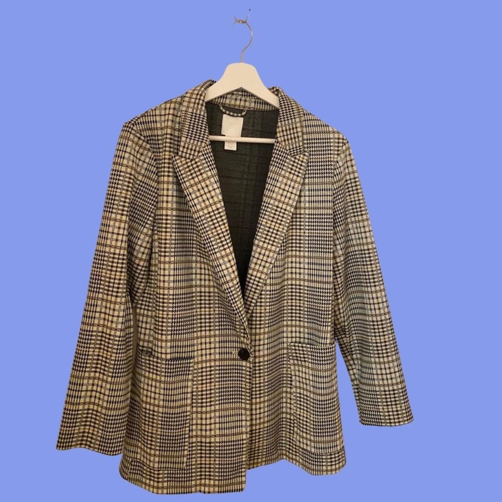 Gingham blazer